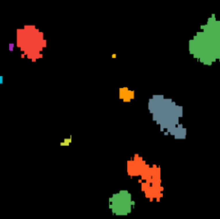 Comparison segmentation map